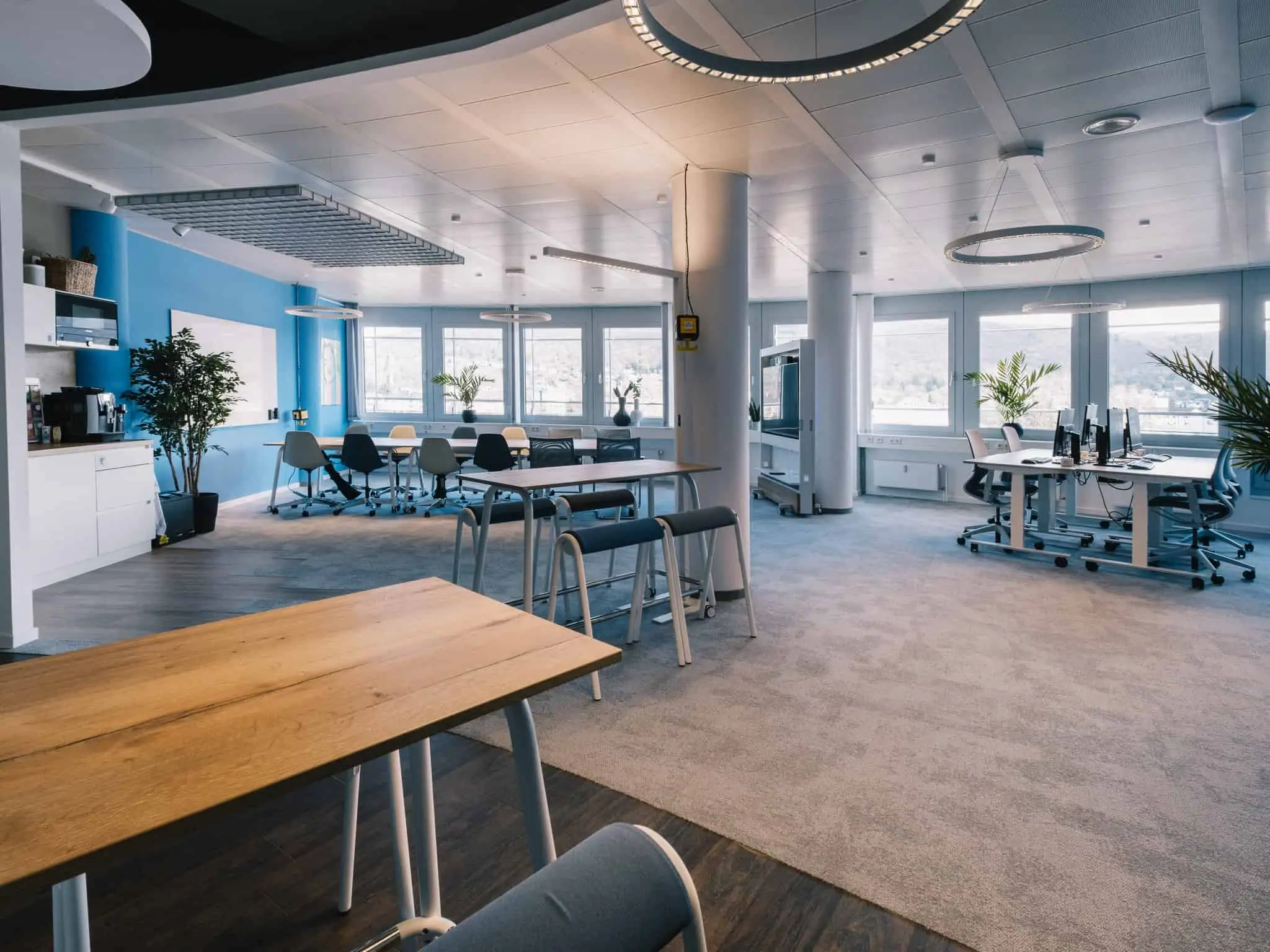 Meetingraum und Collaboration Space im Satellit Heidelberg | 1000 Satellites bietet Coworking, Eventlocations und Meetingräume in Hamburg, München und Rhein-Neckar