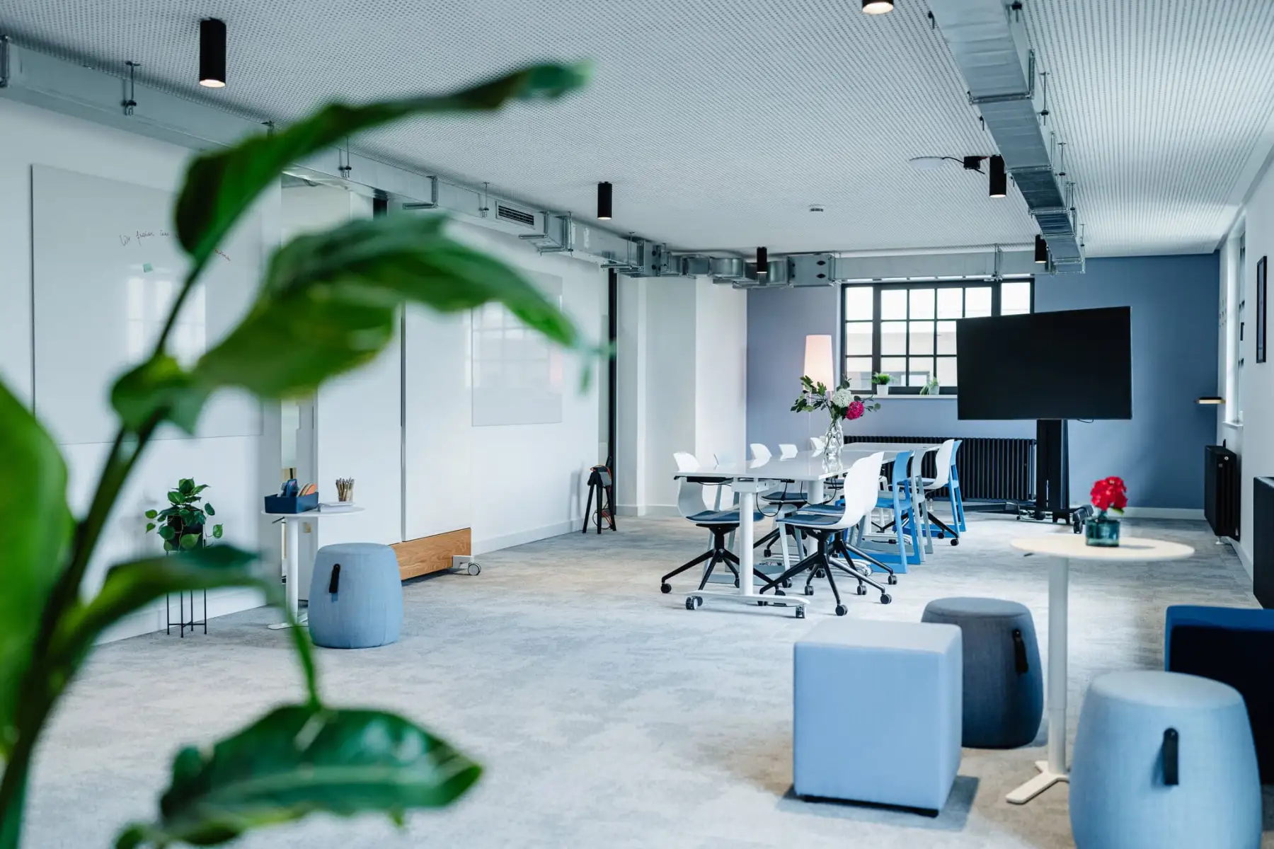 Innovation Space für Meetings, Workshops und Events im Satelliten The Malt in München-Allach | | 1000 Satellites bietet Eventmöglichkeiten in München, Hamburg und der Region Rhein-Neckar